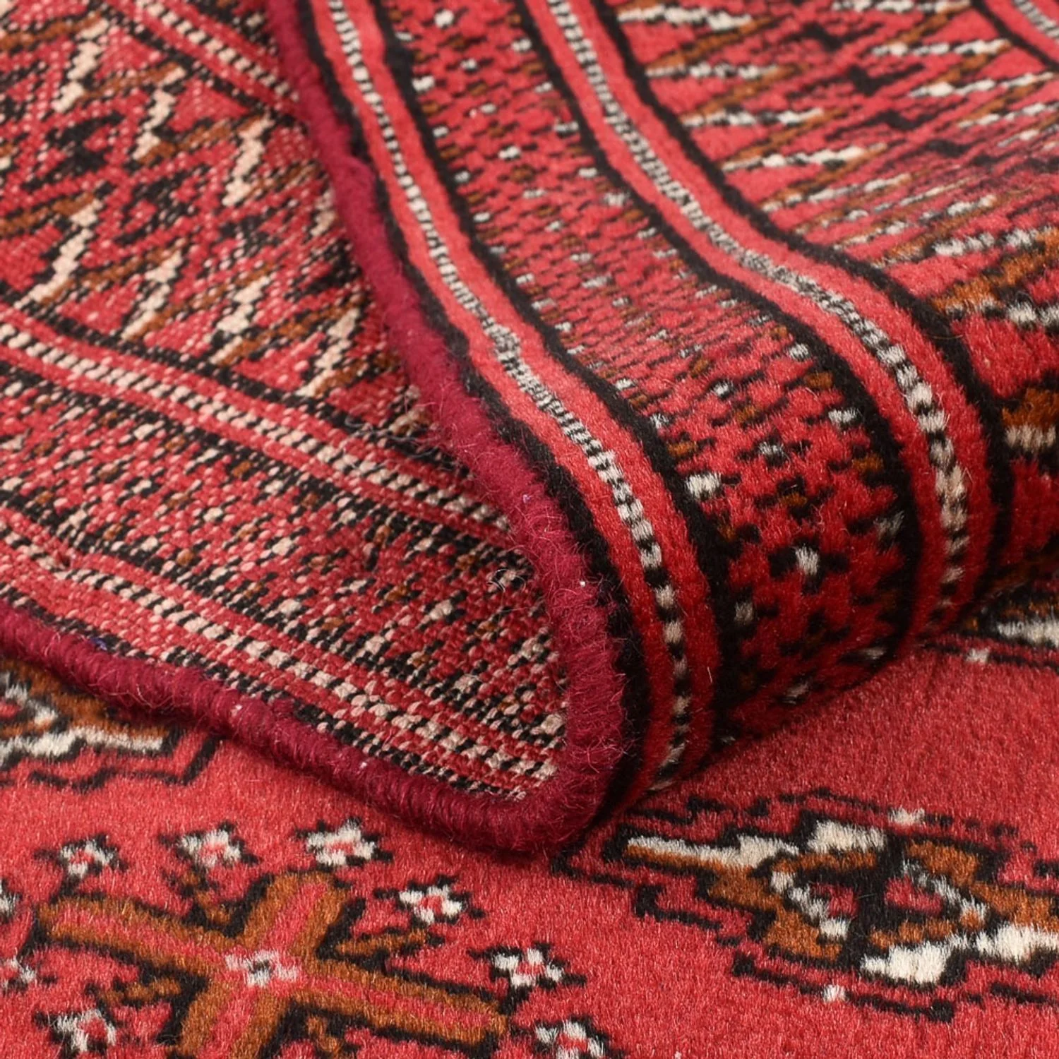Turkaman Teppich - 138 x 98 cm - rot - Image 4