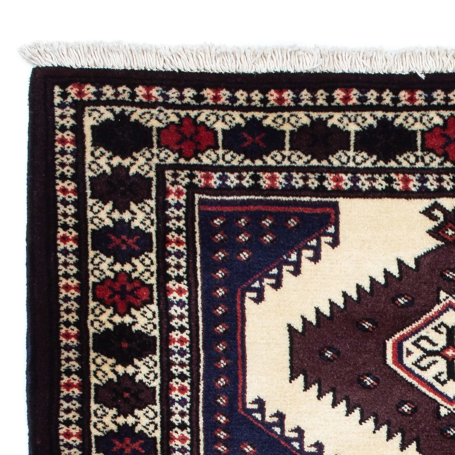 Turkaman Teppich 139 x 87 cm - mehrfarbig - Image 3