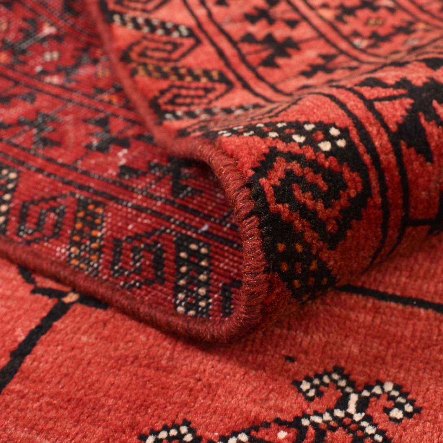 Turkaman Teppich - 150 x 117 cm - rot - Image 4