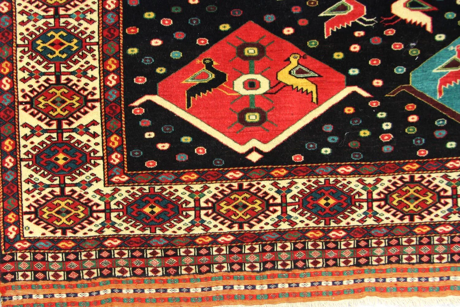 Turkaman Teppich 158 x 132 cm - blau - Image 2