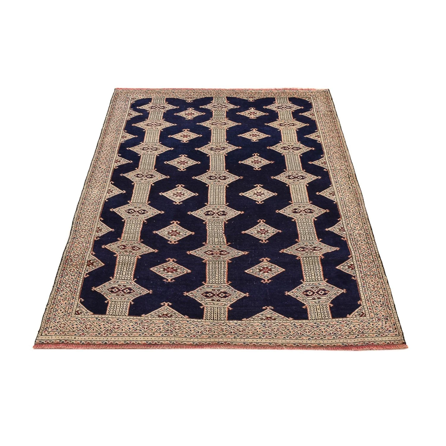 Turkaman Teppich - 173 x 120 cm - dunkelblau - Image 5