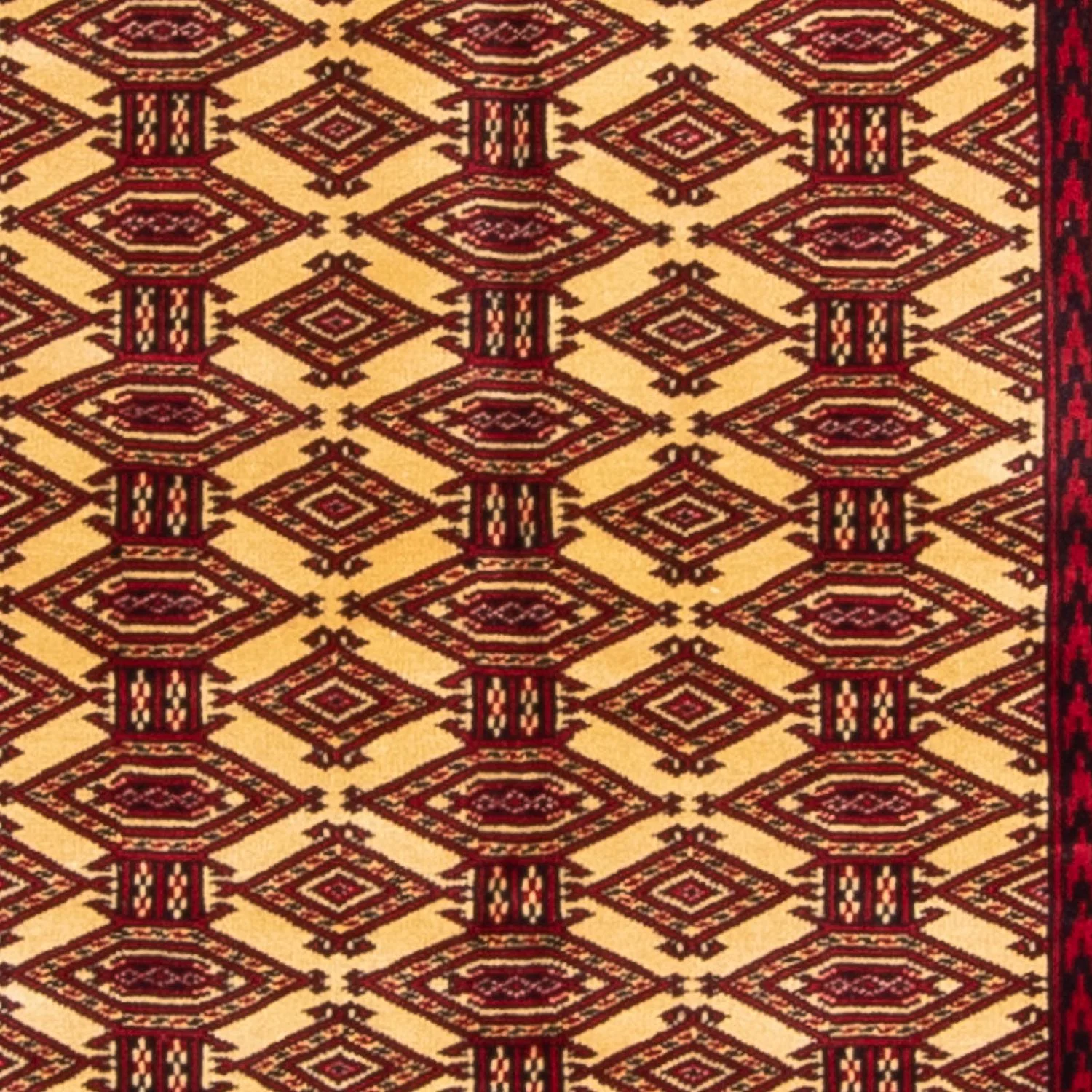 Turkaman Teppich - 176 x 128 cm - beige - Image 2