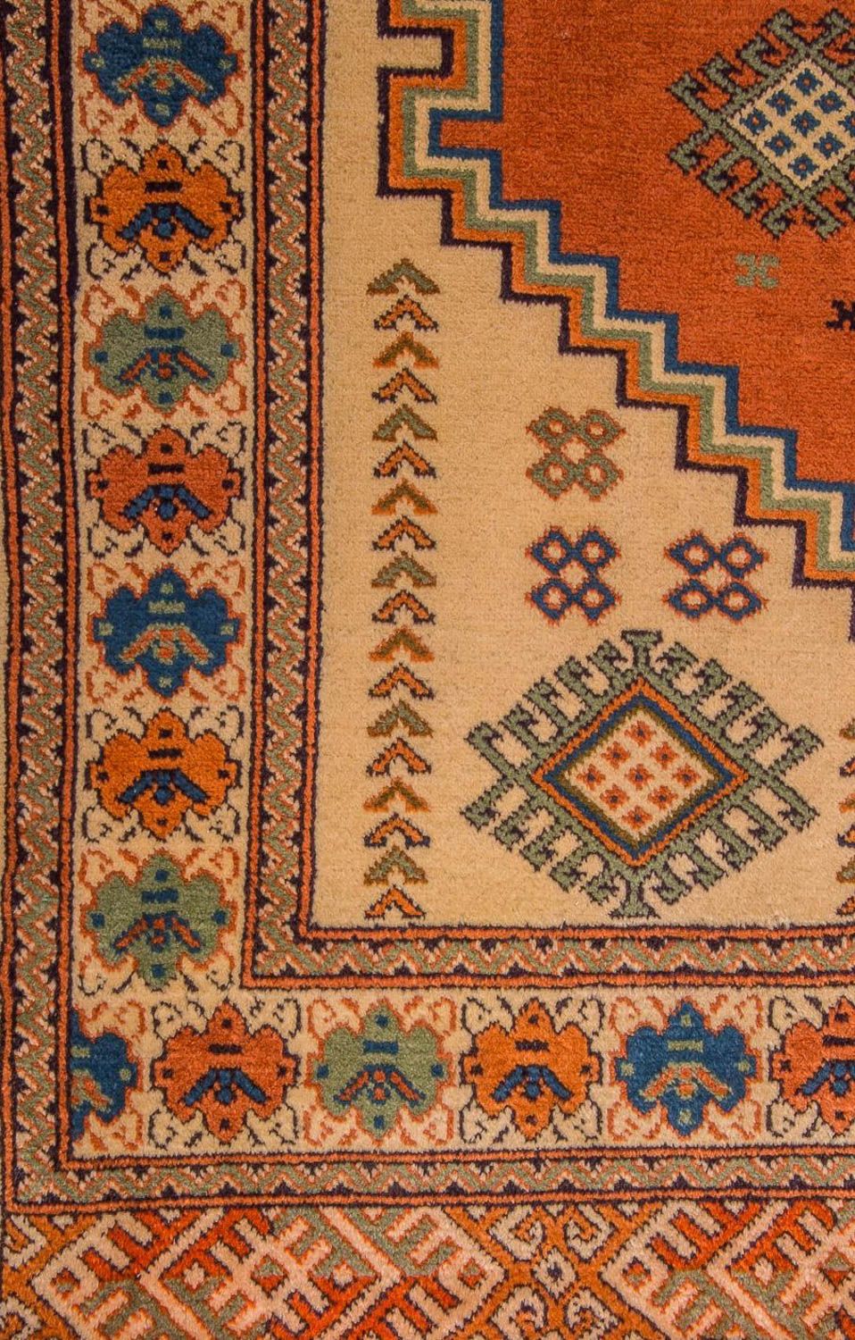 Turkaman Teppich 184 x 127 cm - orange - Image 4