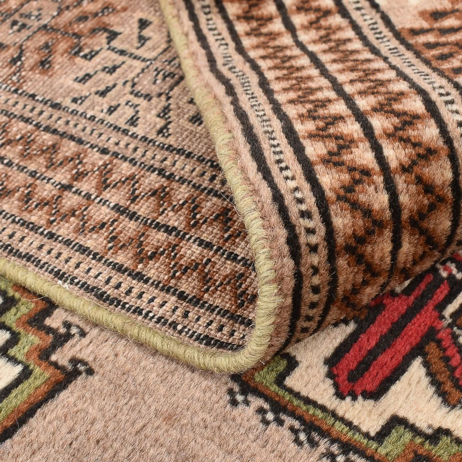 Turkaman Teppich - 191 x 134 cm - sand - Image 4
