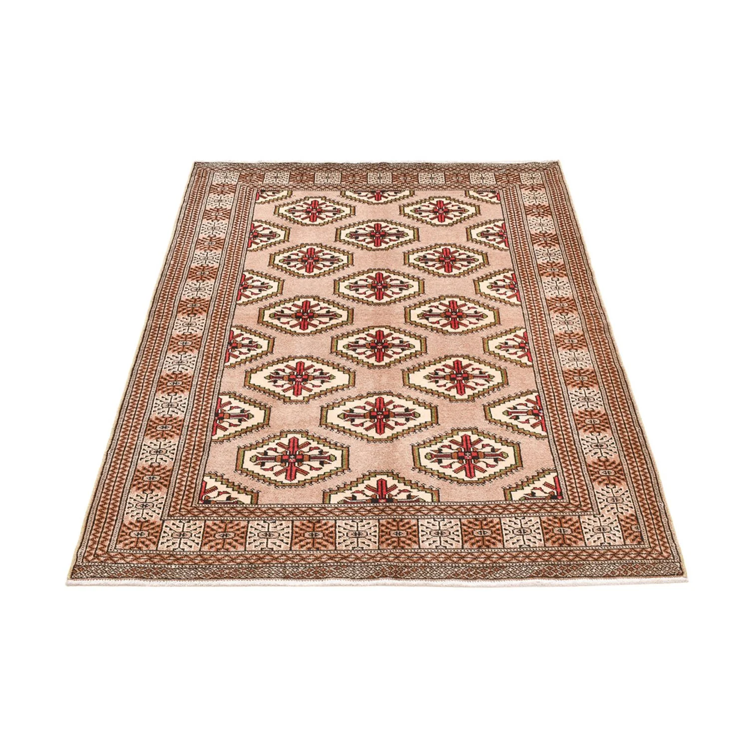 Turkaman Teppich - 191 x 134 cm - sand - Image 5