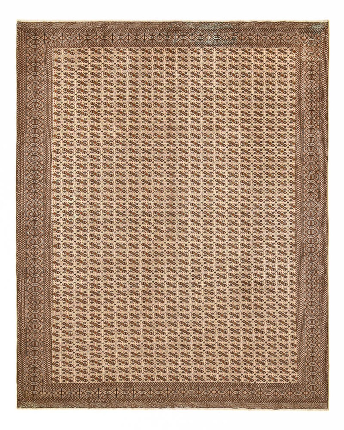 Turkaman Teppich - 374 x 294 cm - sand