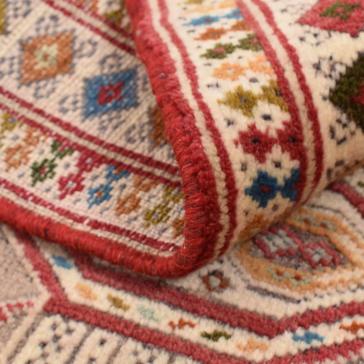 Turkaman Teppich - 78 x 64 cm - rosa - Image 4