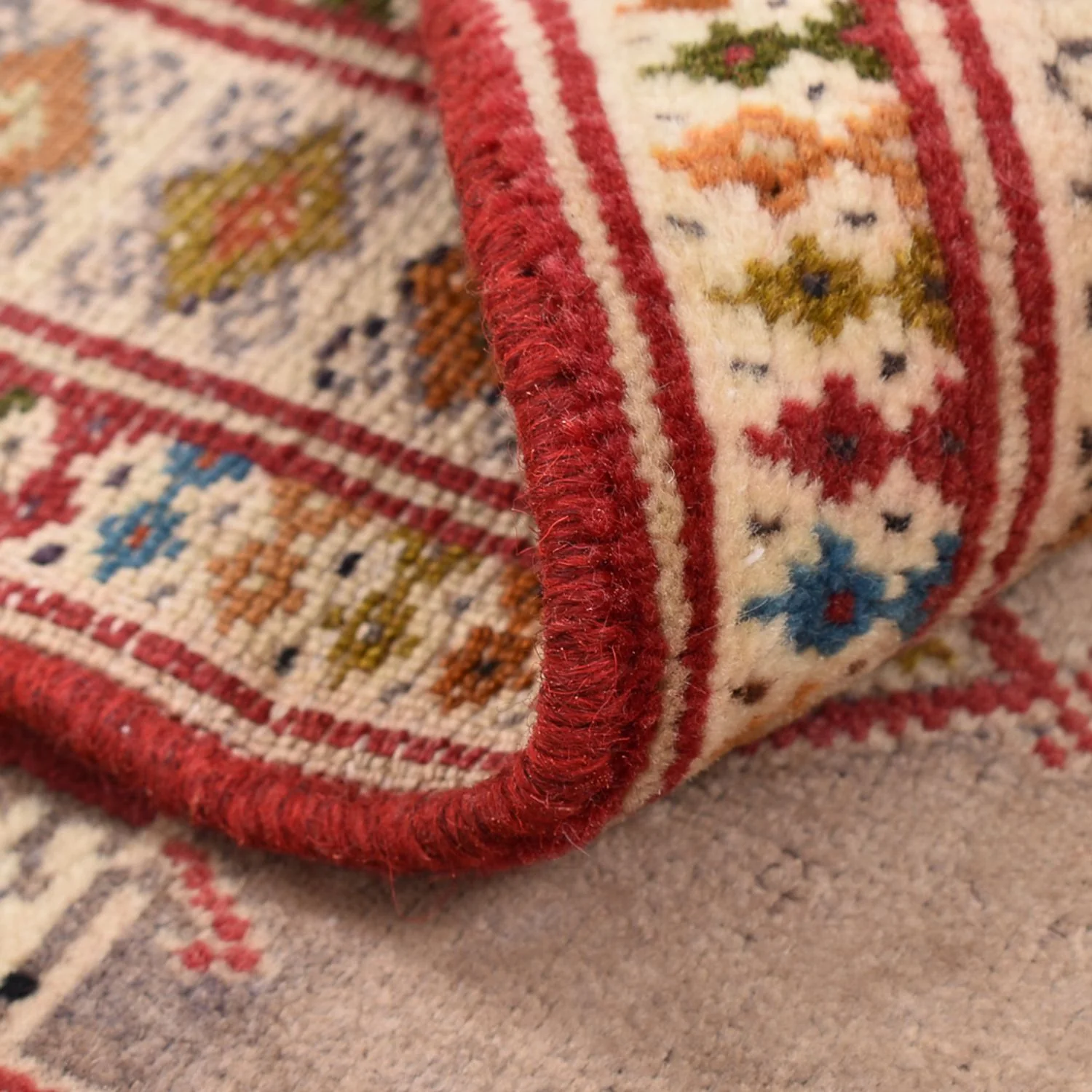 Turkaman Teppich - 79 x 64 cm - rosa - Image 4