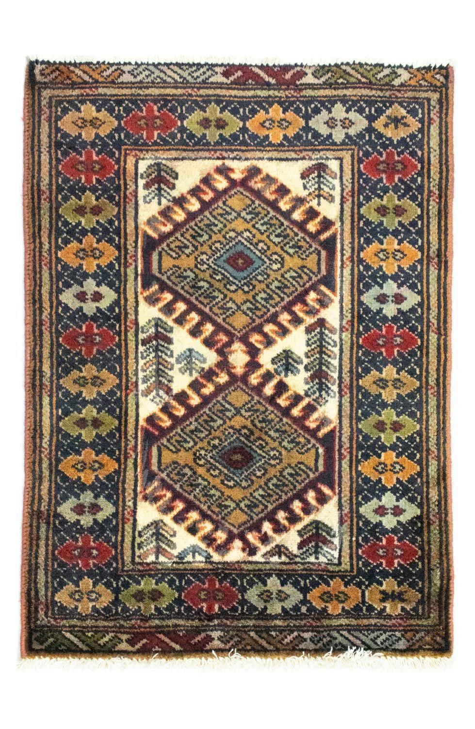 Turkaman Teppich 86x60cm - Orientteppich