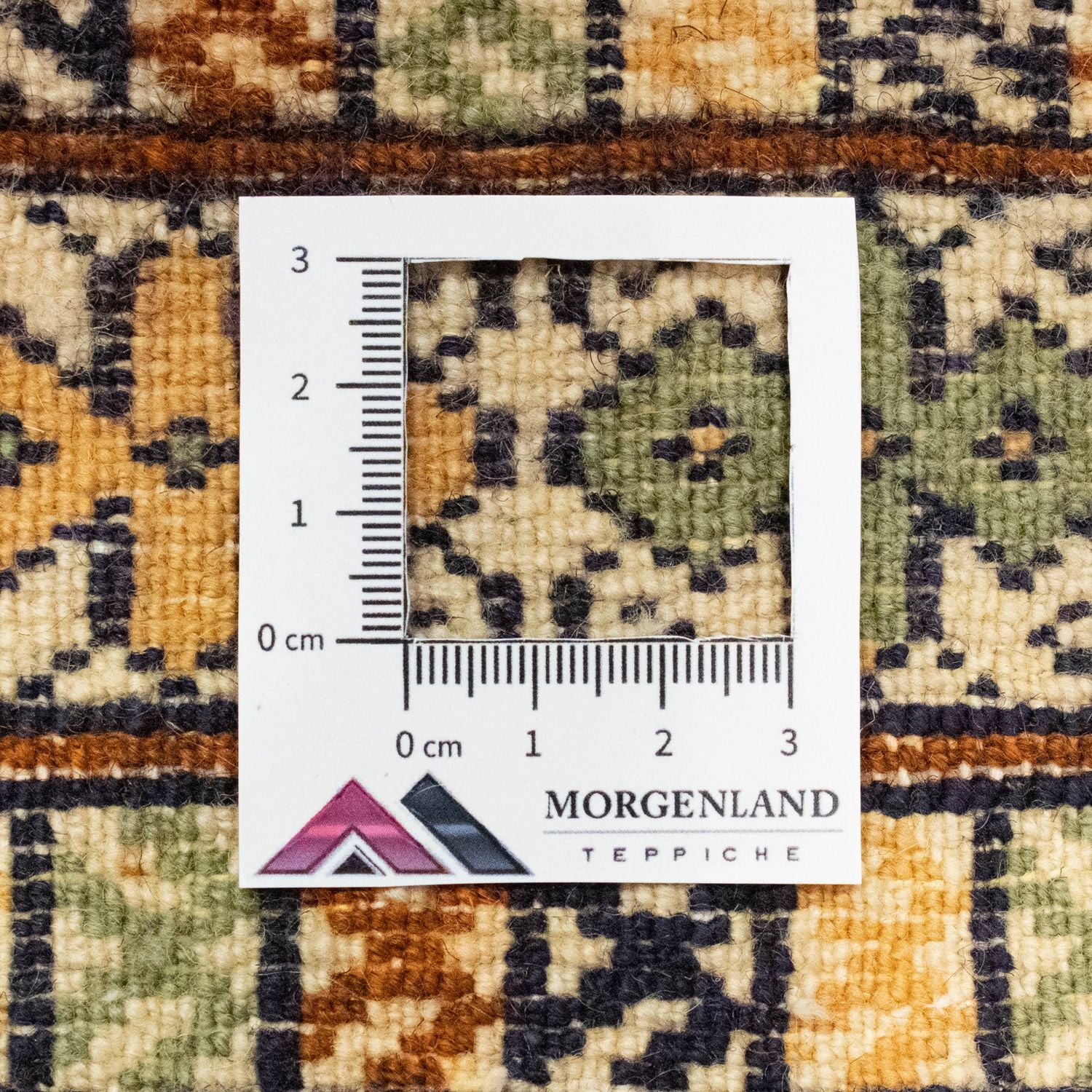 Turkaman Teppich 87 x 64 cm - beige - Image 6