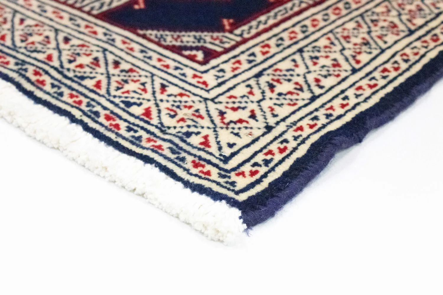 Turkaman Teppich 88 x 62 cm - blau - Image 2