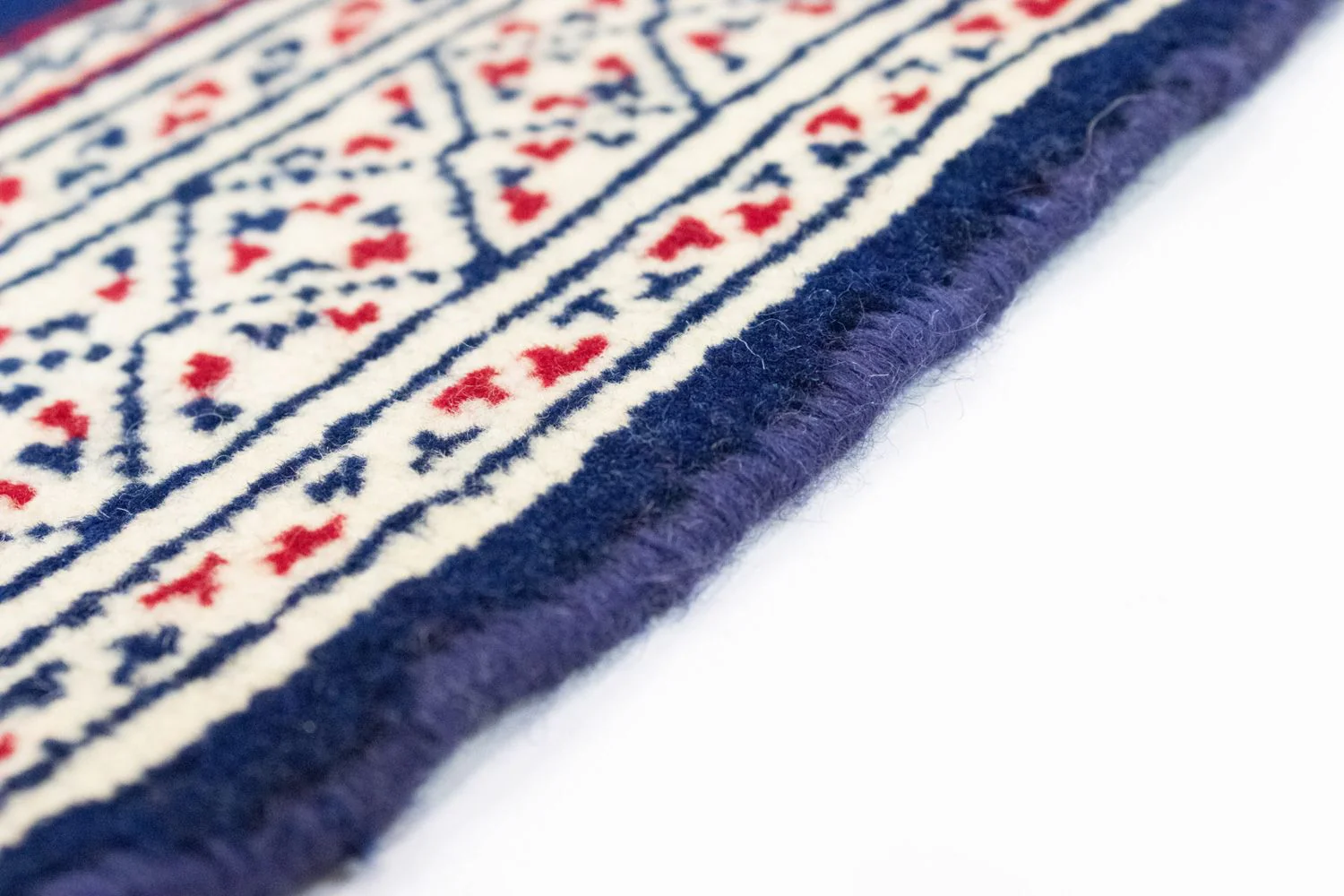 Turkaman Teppich 88 x 62 cm - blau - Image 3