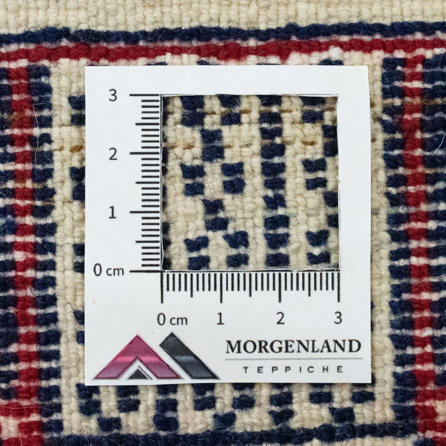 Turkaman Teppich 90 x 62 cm - blau - Image 6
