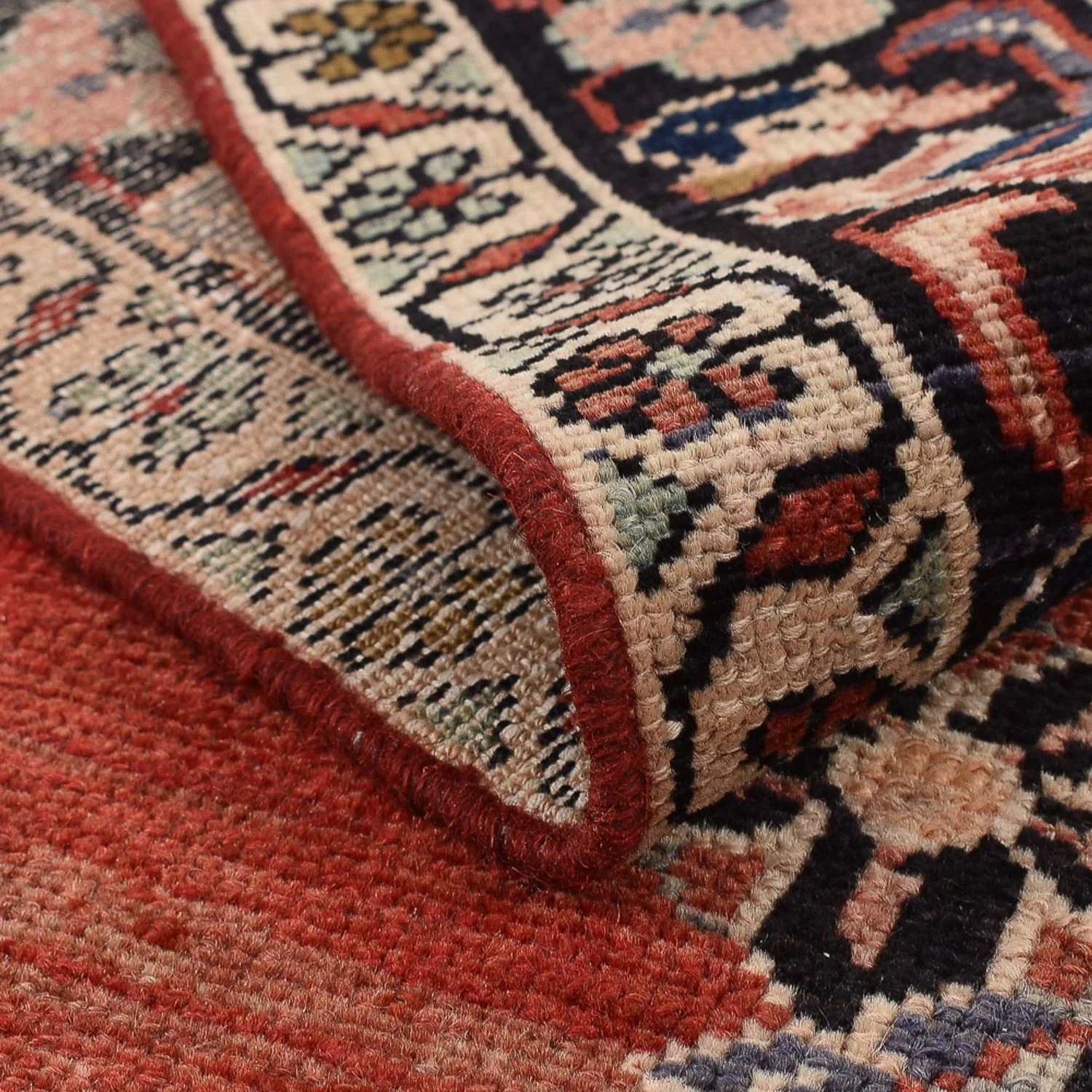 Vintage Teppich - 242 x 157 cm - rot - Image 4