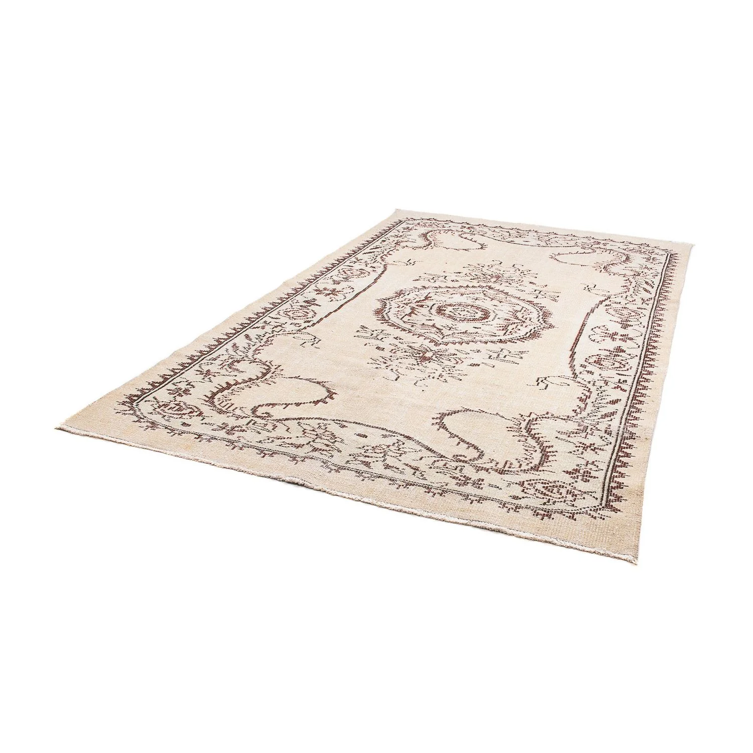 Vintage Teppich 267 x 178 cm - hellbeige - Image 5