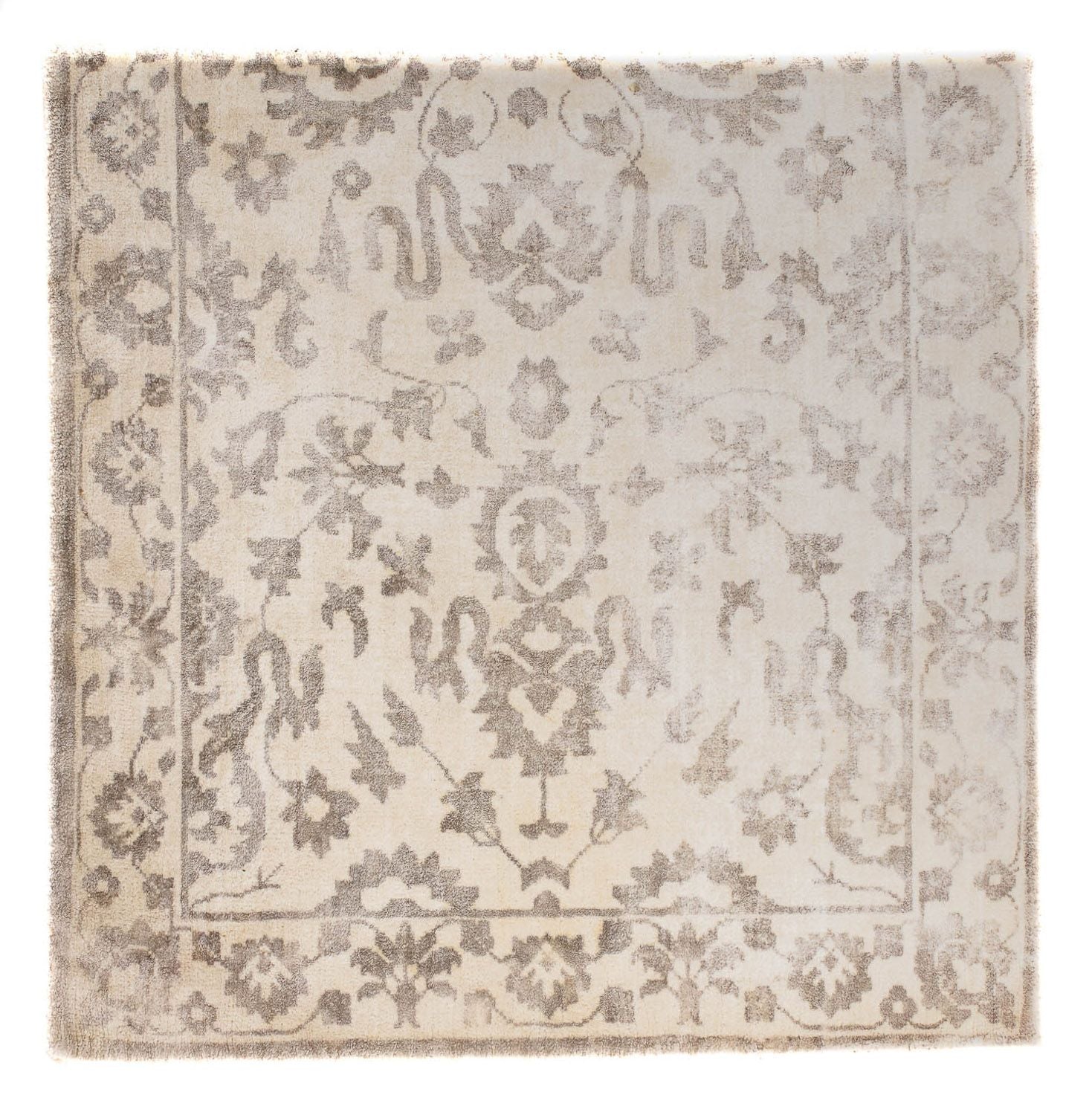 Vintage Teppich 70 x 70 cm Quadratischer Teppich