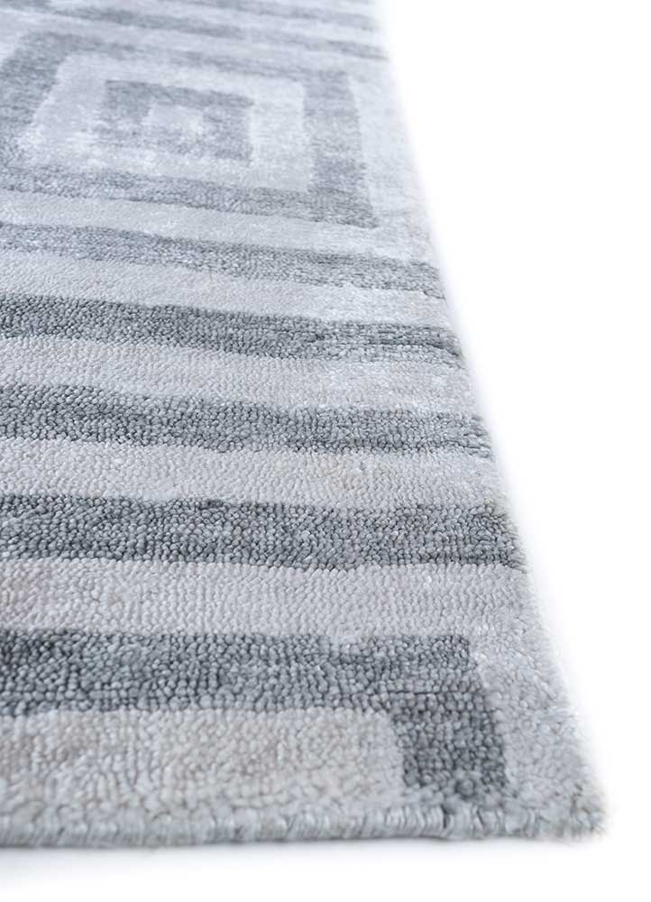 Viskose Teppich quadratisch  - 345 x 345 cm - silber - Image 3