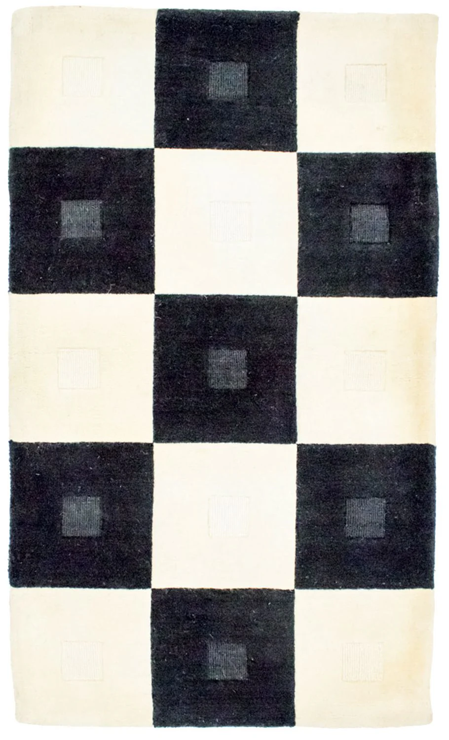 Wollteppich 150 x 90 cm Teppichbrücke