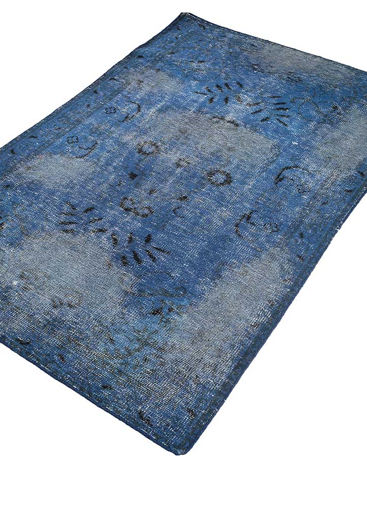 Wollteppich - 180 x 120 cm - blau - Image 2