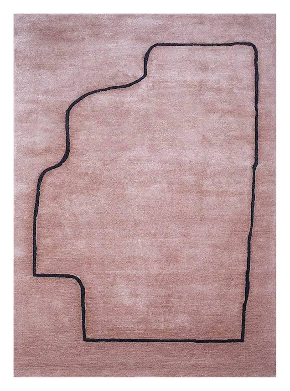 Wollteppich - 210 x 150 cm - orange