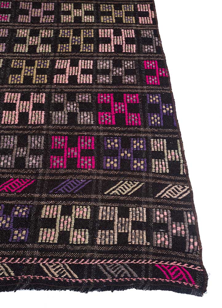 Wollteppich - 228 x 120 cm - lila - Image 3