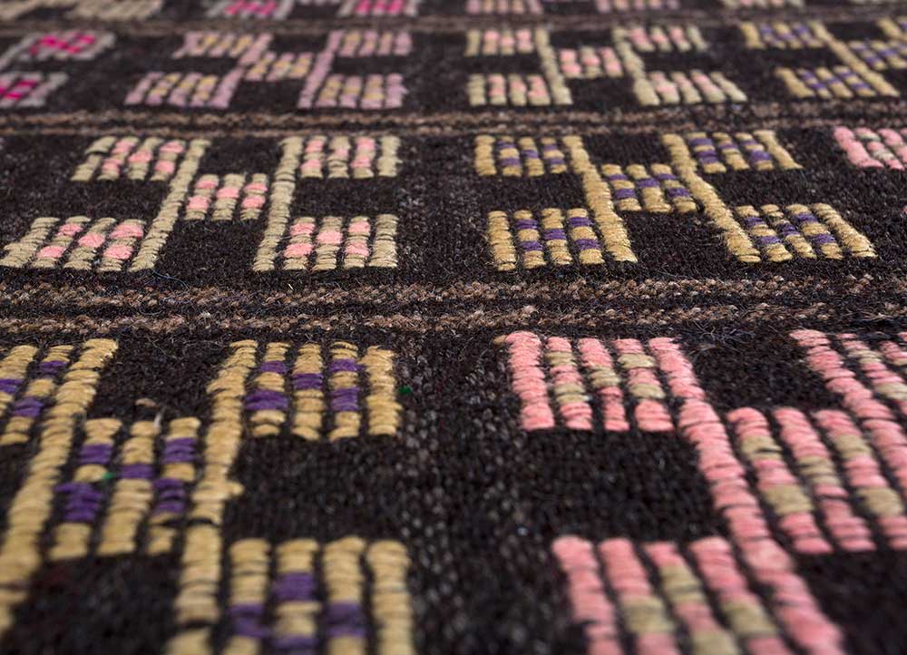 Wollteppich - 228 x 120 cm - lila - Image 4