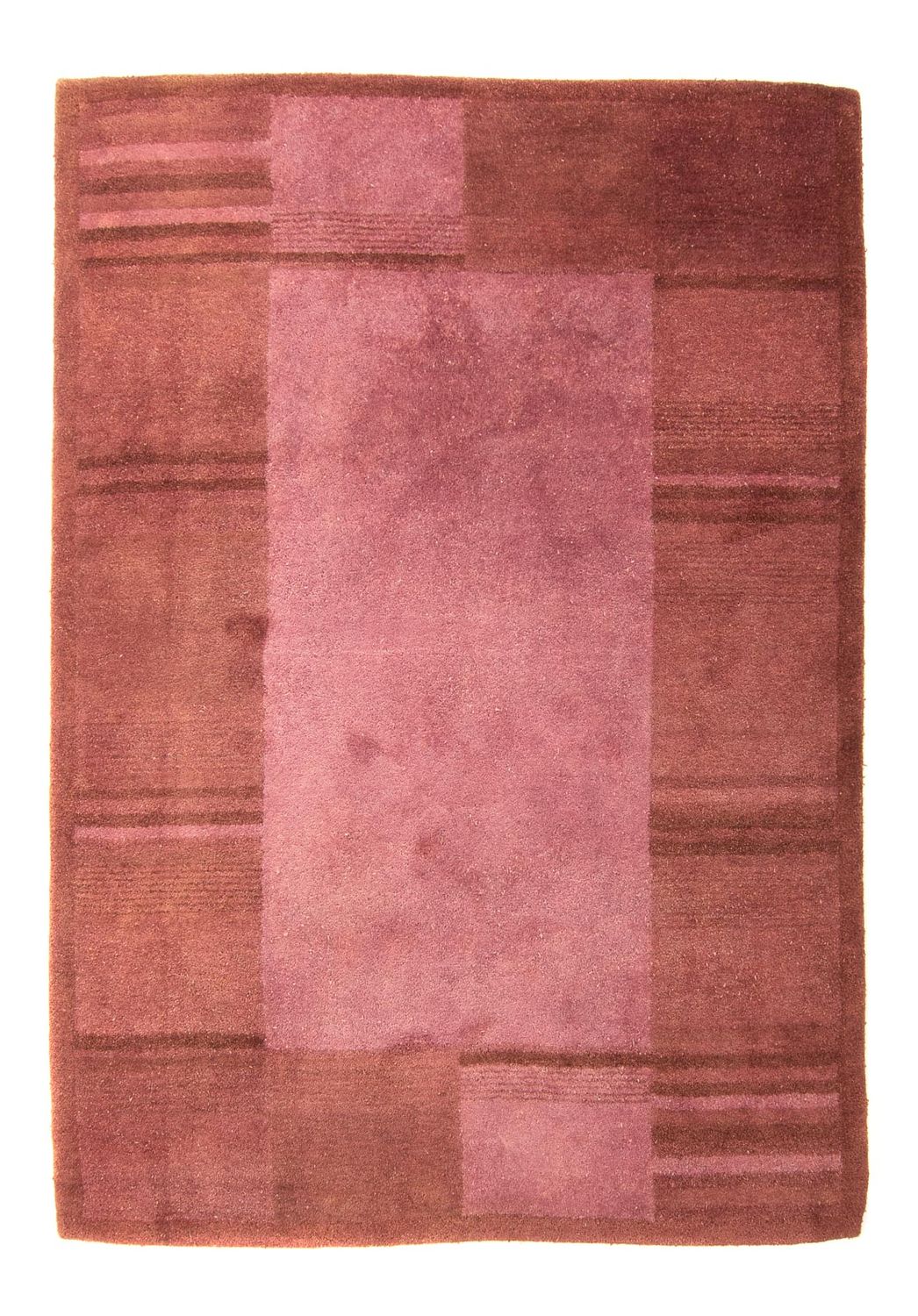 Wollteppich 230 x 165 cm Wohnzimmer Teppich