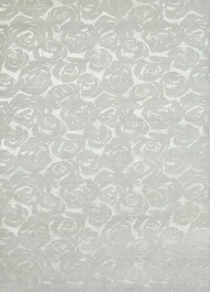 Wollteppich - 240 x 120 cm - hellgrau
