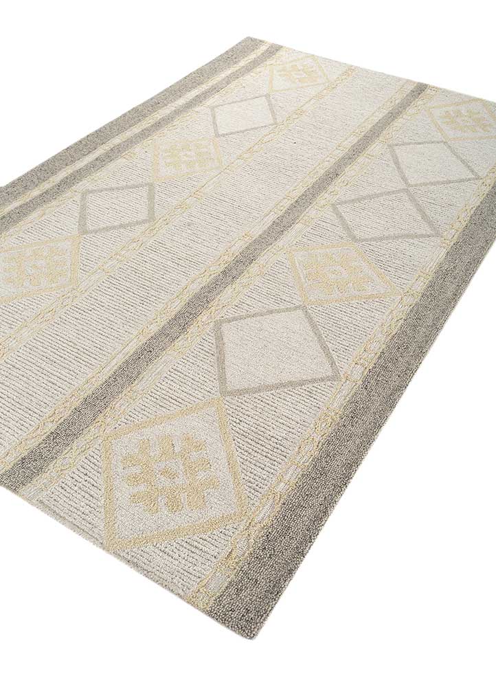 Wollteppich - 240 x 150 cm - creme - Image 2
