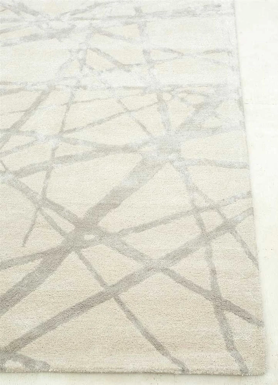 Wollteppich - 240 x 150 cm - creme - Image 3