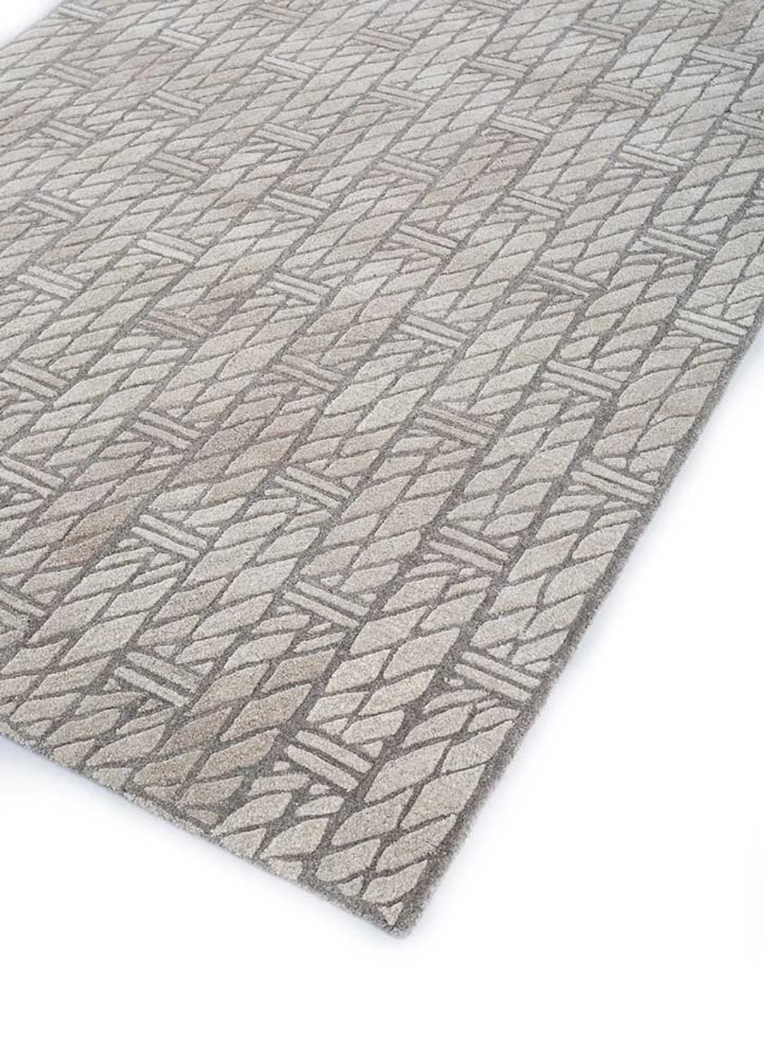 Wollteppich - 240 x 150 cm - dunkelbeige - Image 2