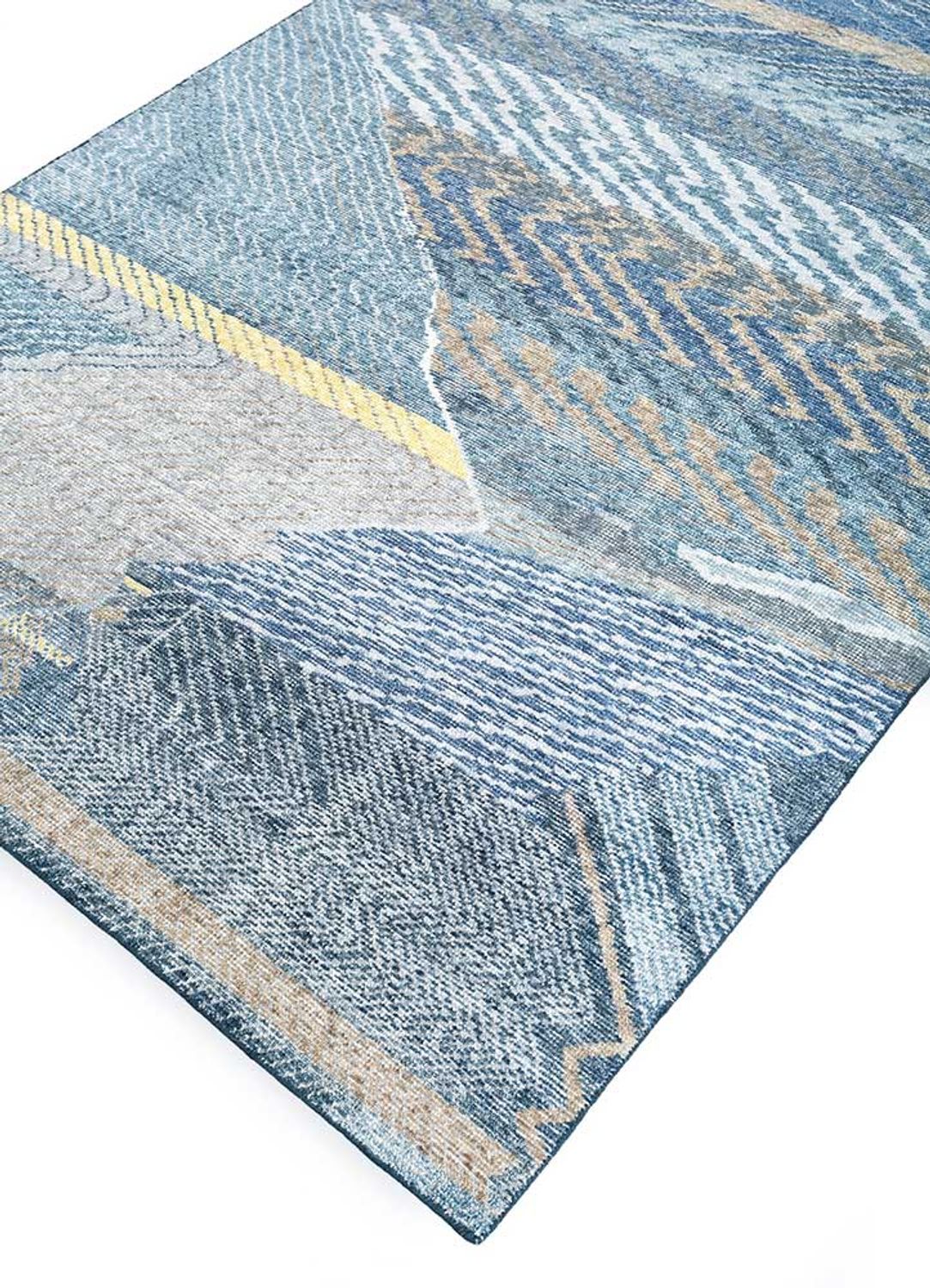 Wollteppich - 240 x 150 cm - dunkelblau - Image 2