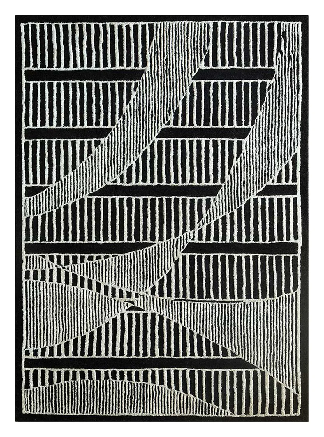 Wollteppich - 240 x 150 cm - mehrfarbig