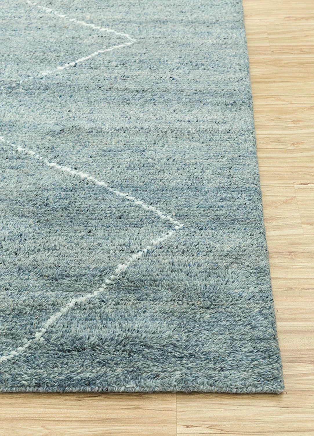 Wollteppich - 240 x 150 cm - petrolblau - Image 3