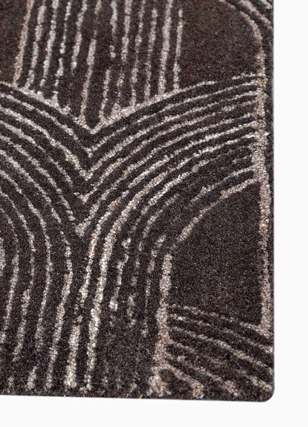 Wollteppich - 240 x 150 cm - taupe - Image 3