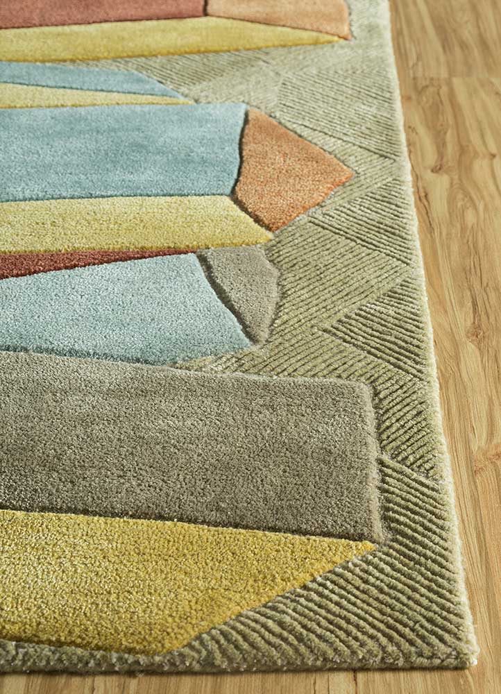 Wollteppich - 240 x 170 cm - gold - Image 3