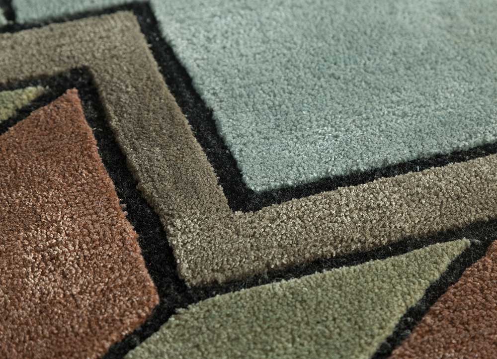 Wollteppich - 240 x 180 cm - grün - Image 4