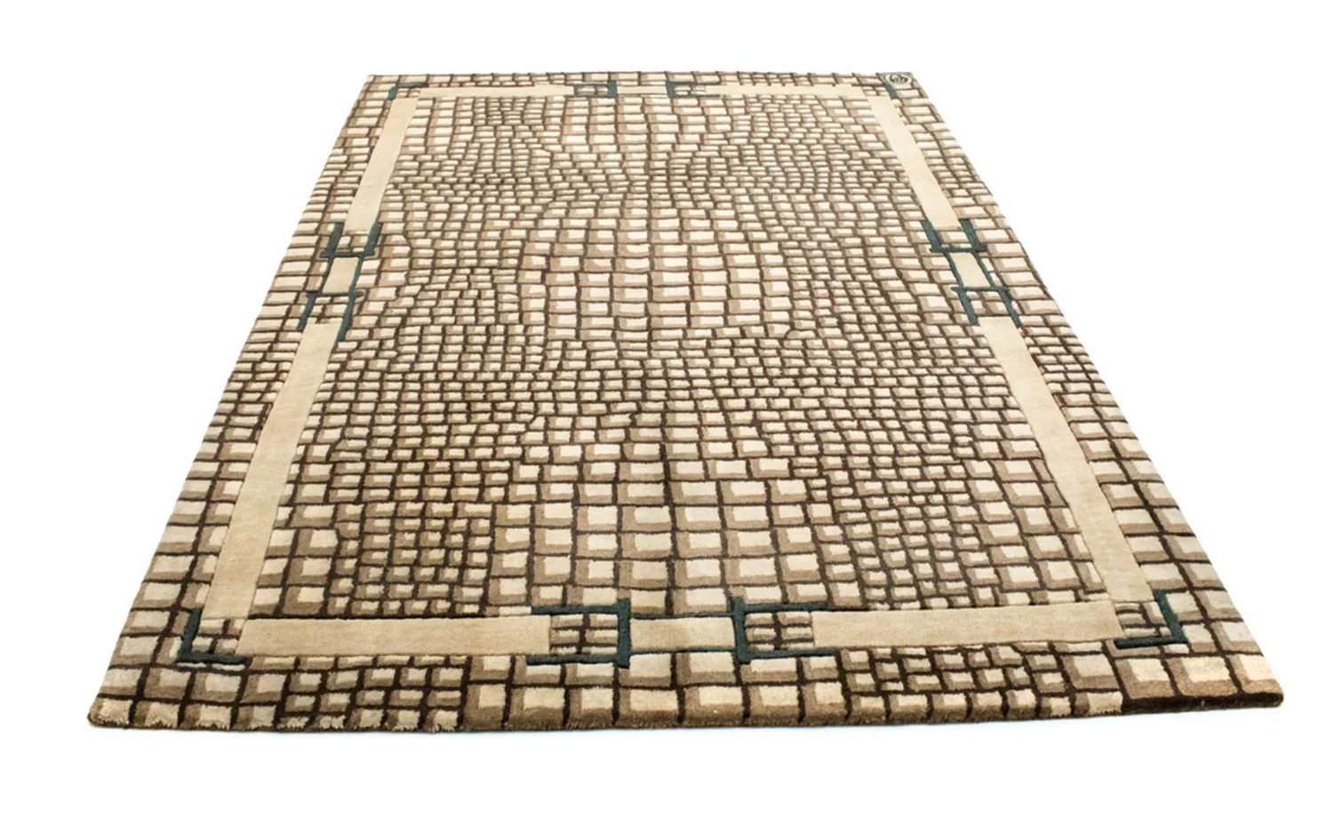 Wollteppich 243 x 170 cm Wohnzimmer Teppich - Image 5