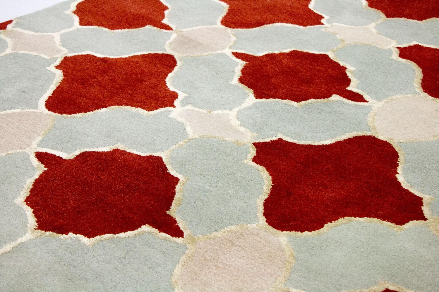 Wollteppich 244 x 152 cm Wohnzimmer Teppich - Image 5