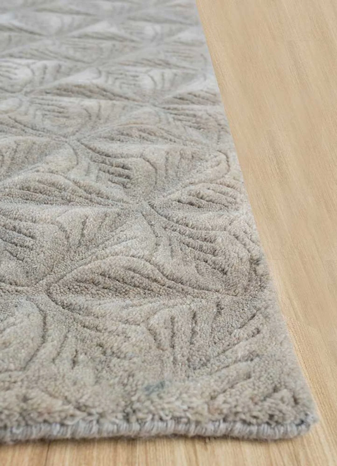 Wollteppich - 270 x 180 cm - beige - Image 3