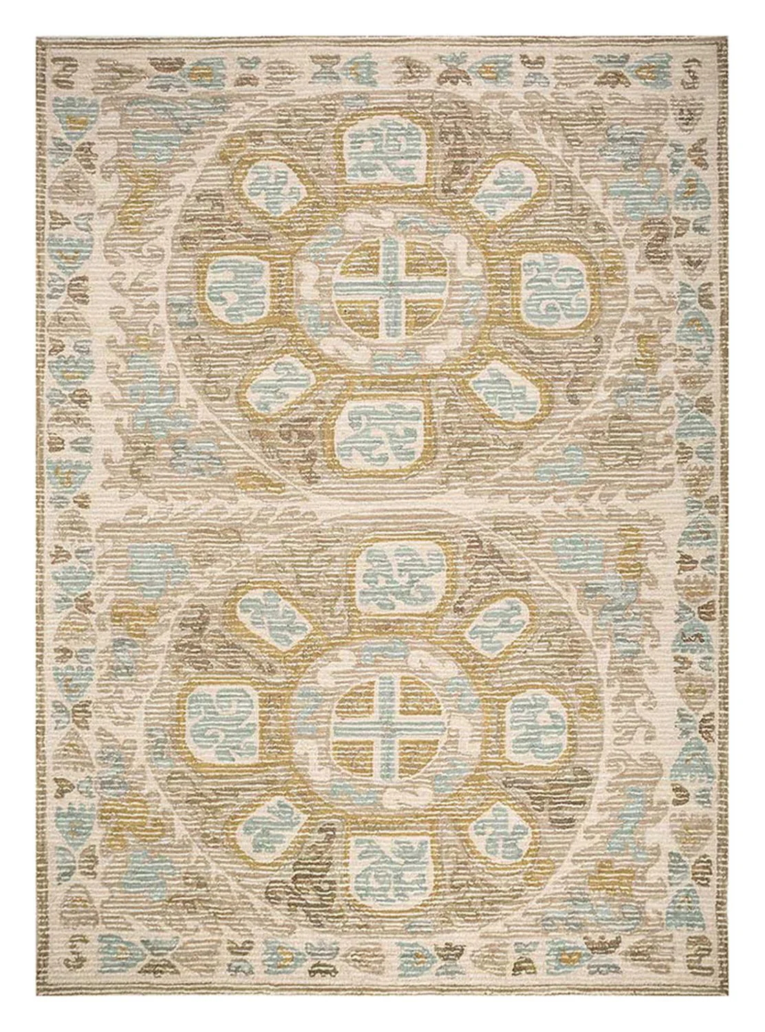 Wollteppich - 270 x 180 cm - beige