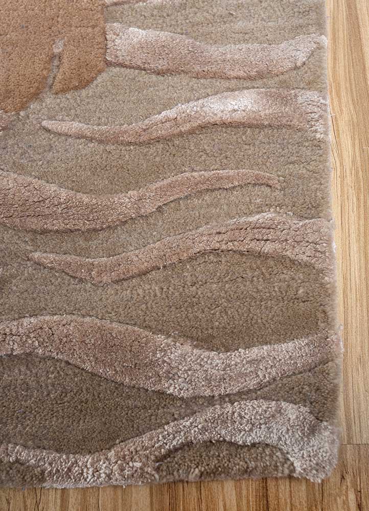Wollteppich - 270 x 180 cm - beige - Image 3