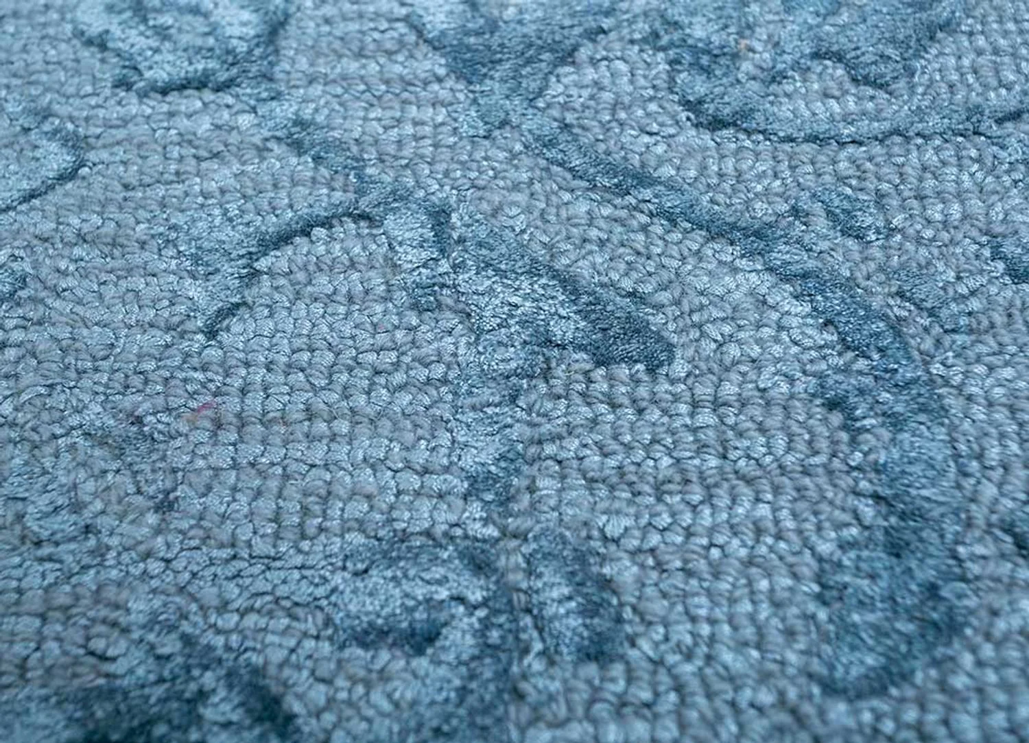 Wollteppich - 270 x 180 cm - blau - Image 4