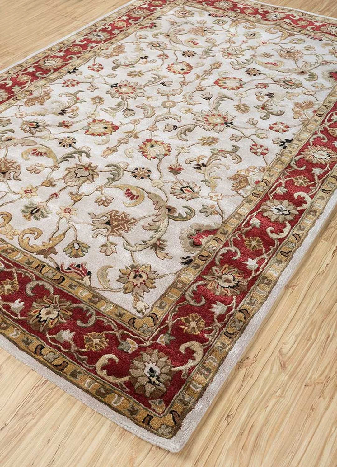 Wollteppich - 270 x 180 cm - creme - Image 2