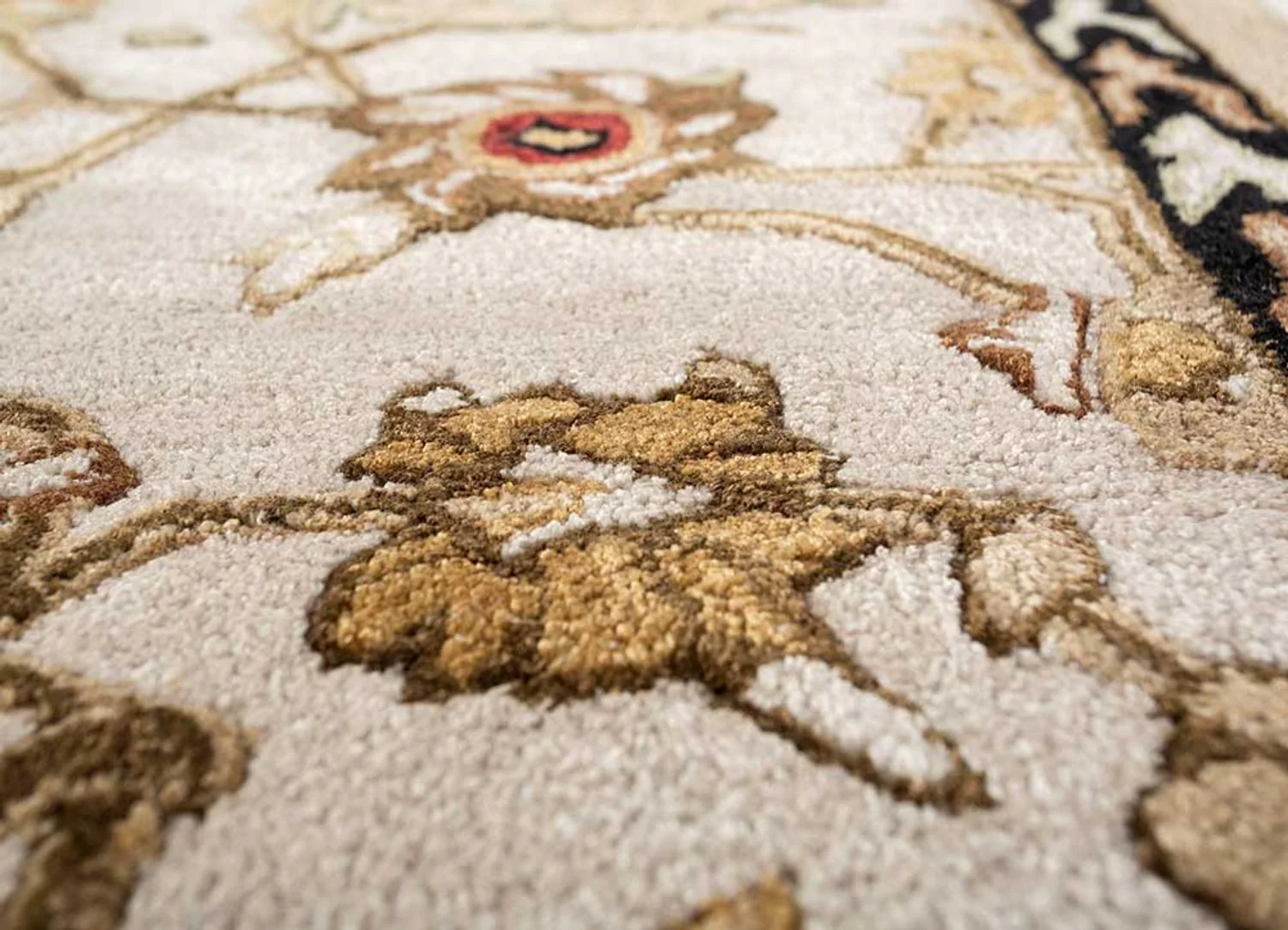 Wollteppich - 270 x 180 cm - creme - Image 4