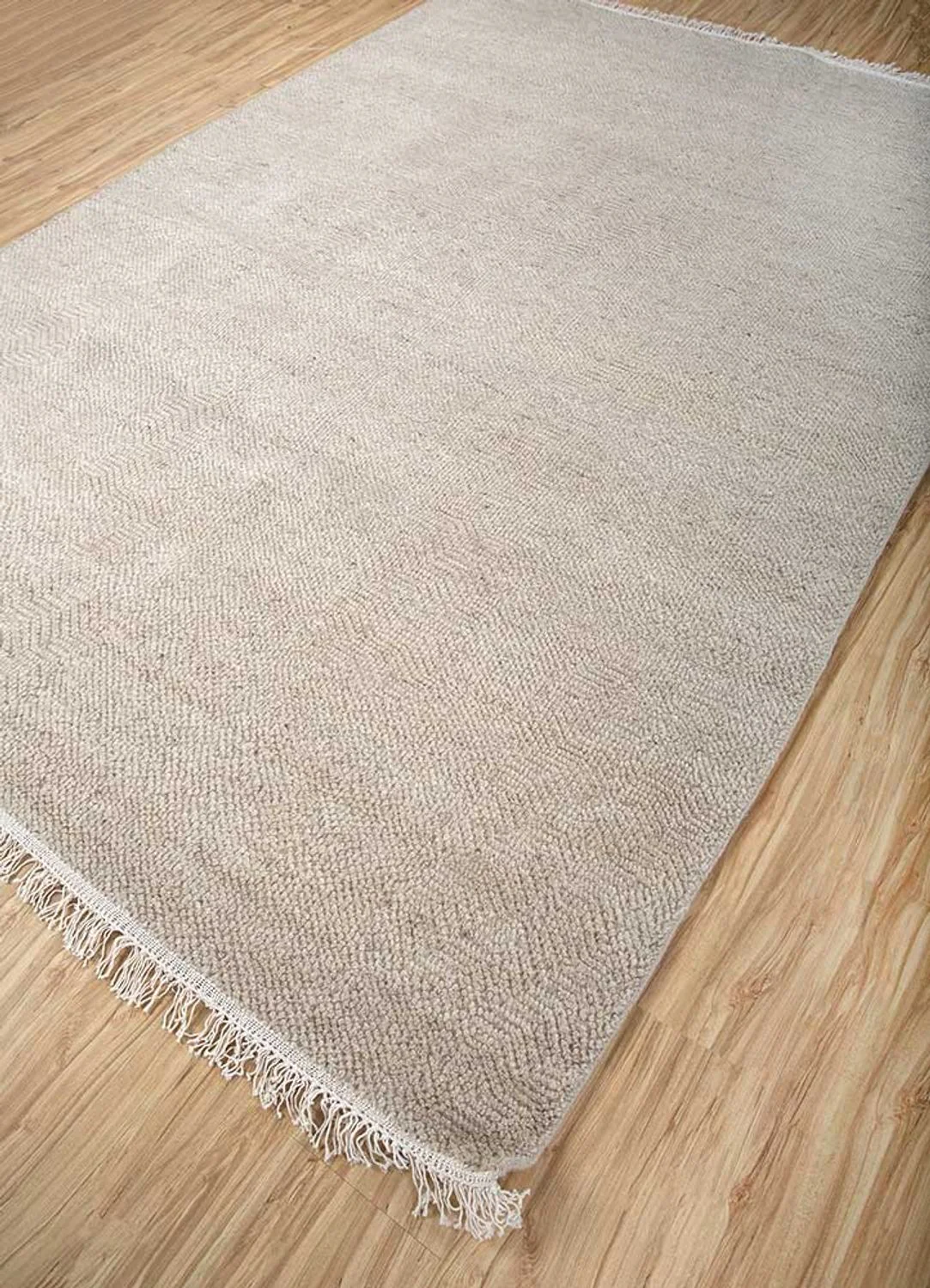 Wollteppich - 270 x 180 cm - creme - Image 2