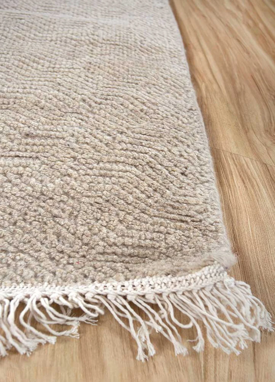 Wollteppich - 270 x 180 cm - creme - Image 3