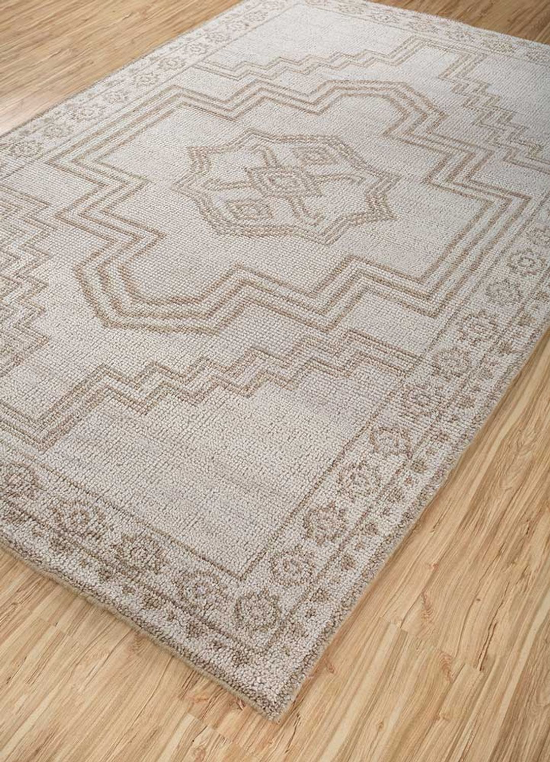 Wollteppich - 270 x 180 cm - creme - Image 2