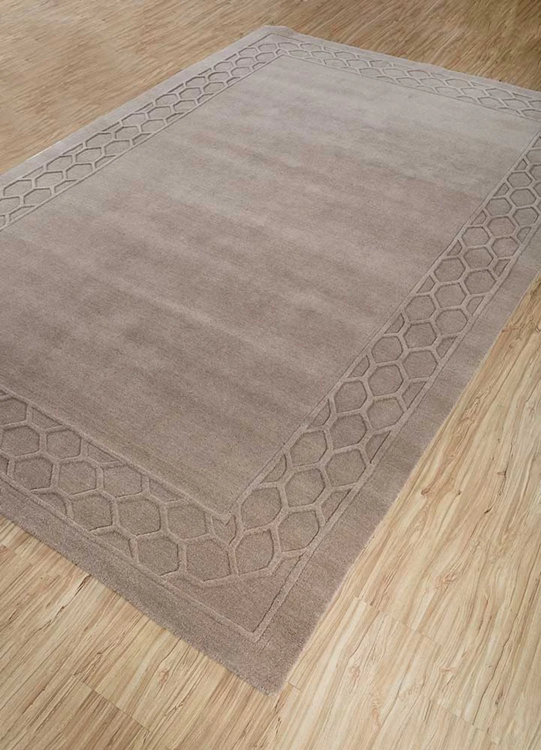Wollteppich - 270 x 180 cm - dunkelbeige - Image 2