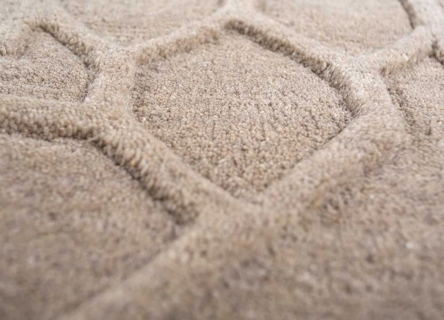 Wollteppich - 270 x 180 cm - dunkelbeige - Image 4